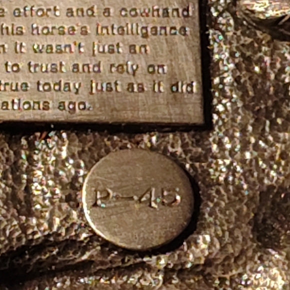 Bergomot Silver/Brass Western Cowboy/ Horse belt buckle. - Picture 11 of 11